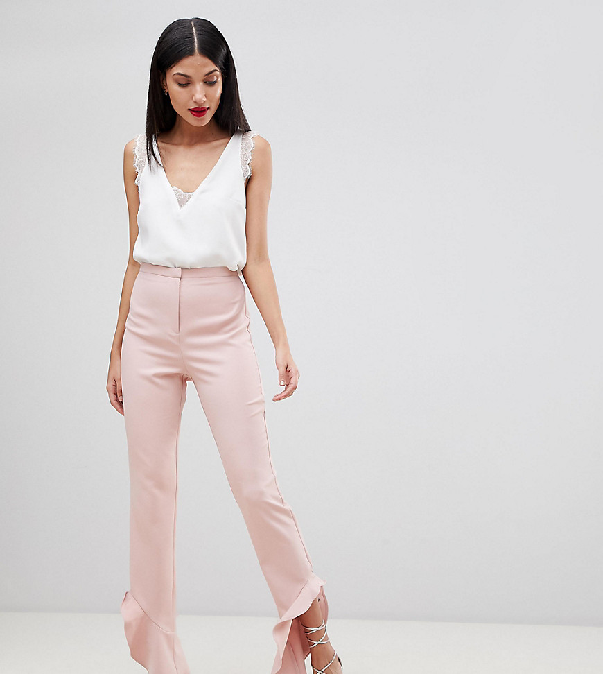 ASOS TALL Tailored Soft Fluted Slim Trouser