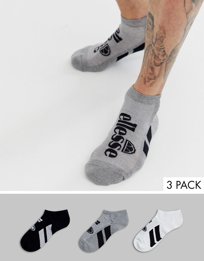 Ellesse 3 pack trainer sock