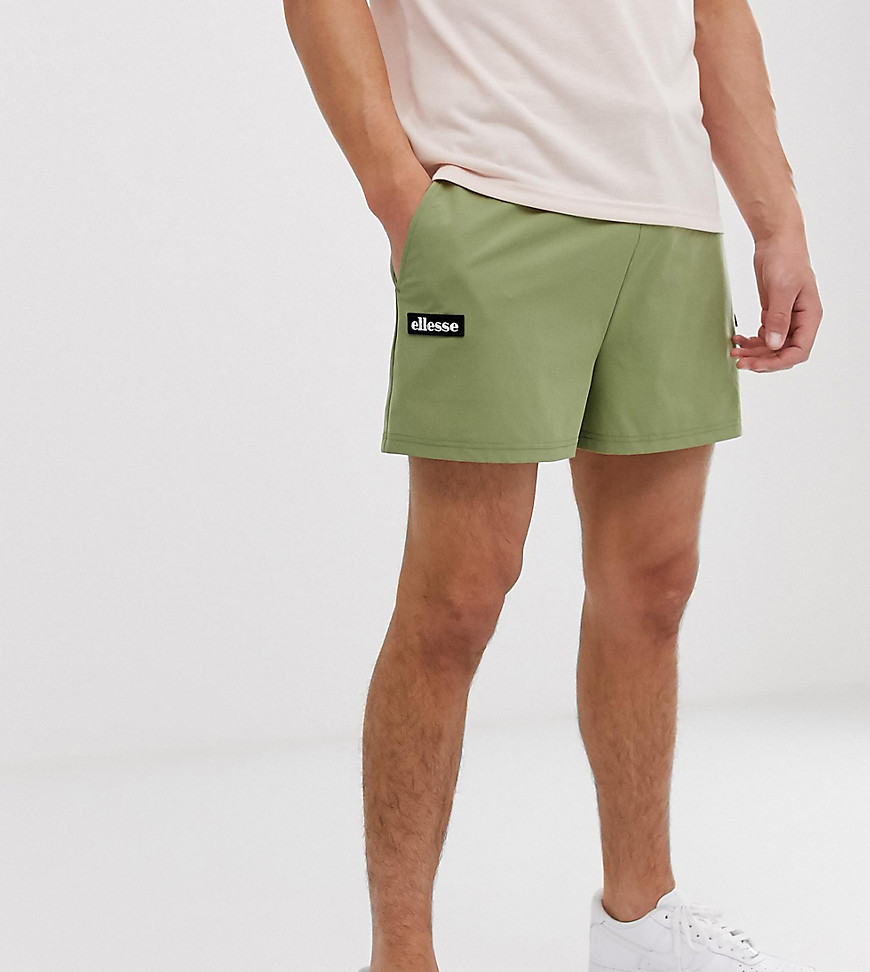 ellesse Frederico recycled jersey shorts in green exclusive at ASOS