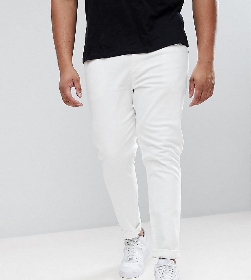 ASOS DESIGN Plus skinny jeans in white