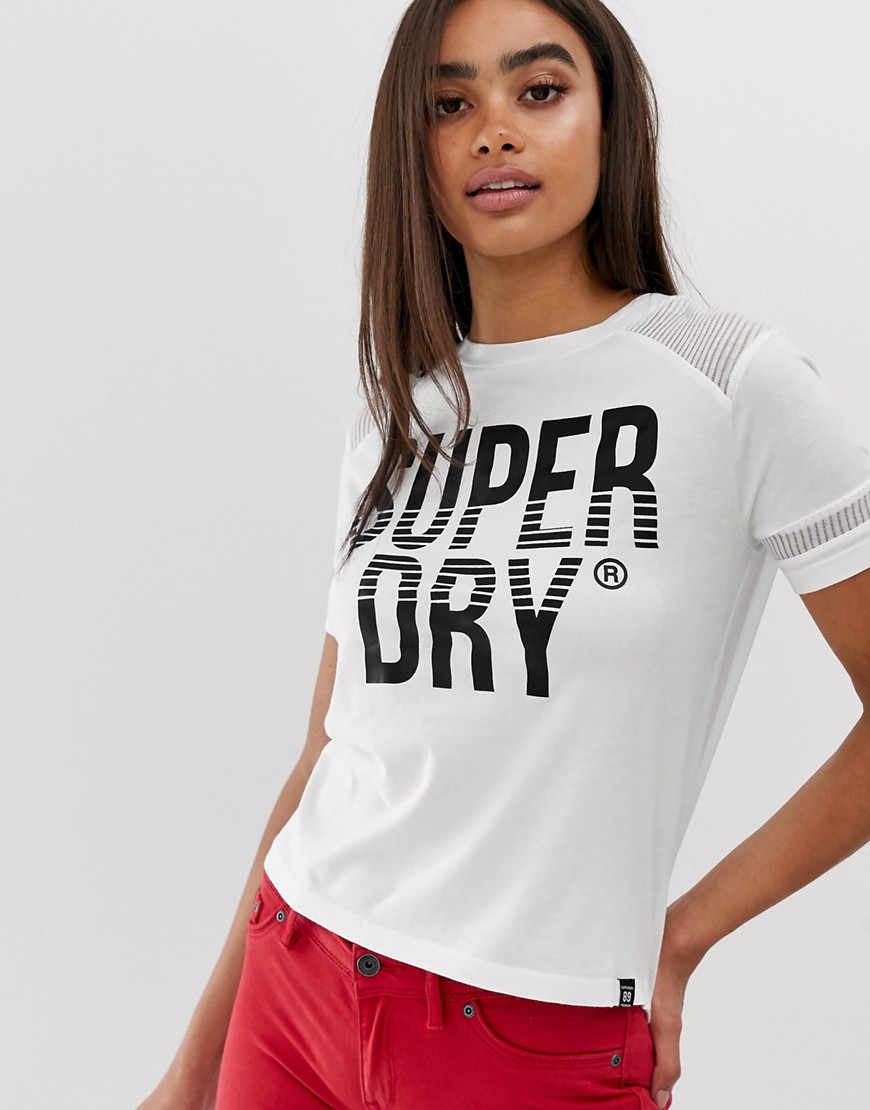Superdry Pacific Pieced logo t-shirt