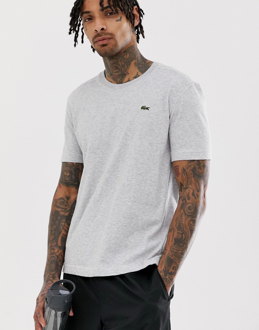 Lacoste Sport small logo t-shirt in grey