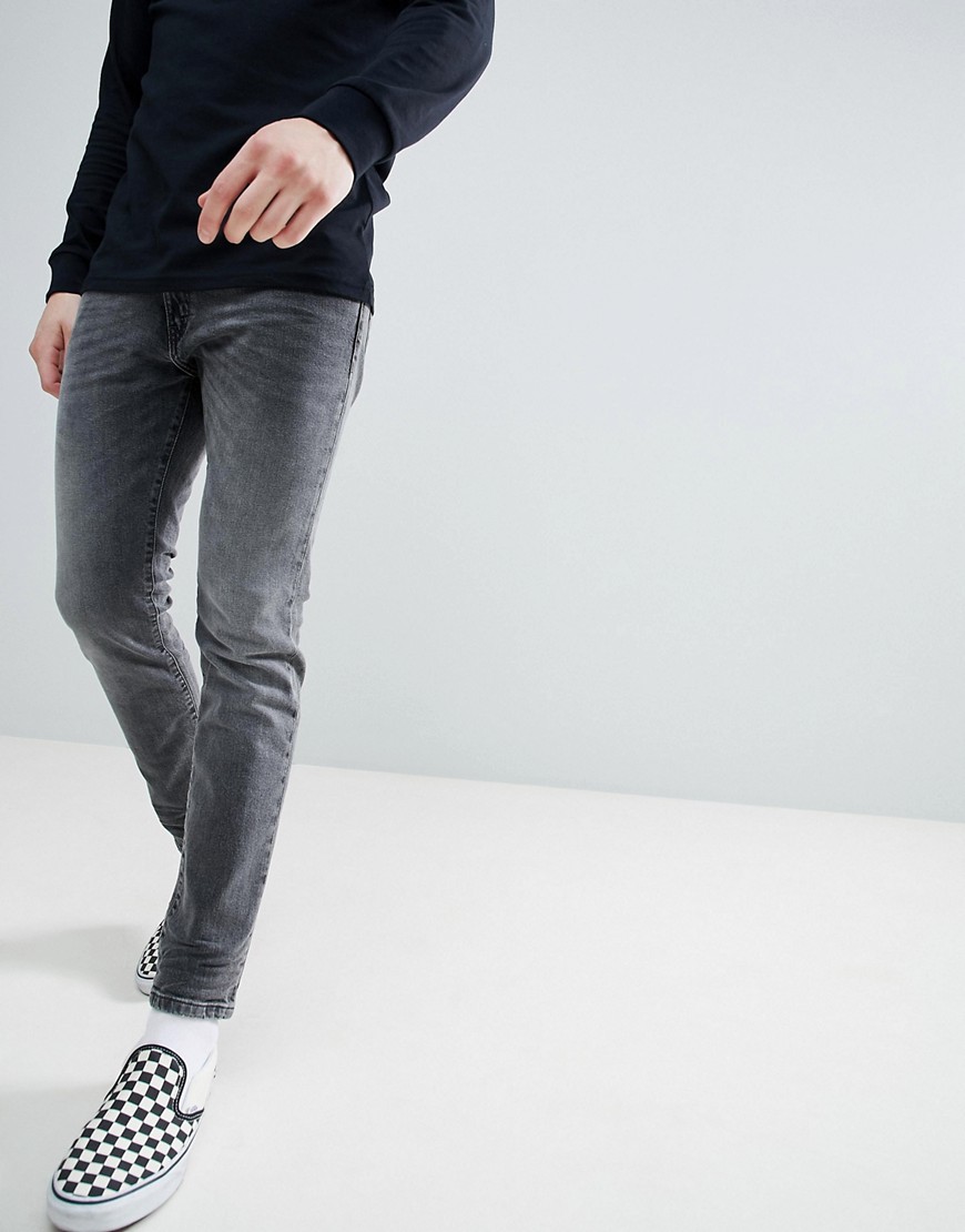 Wrangler super skinny jeans grunge grey