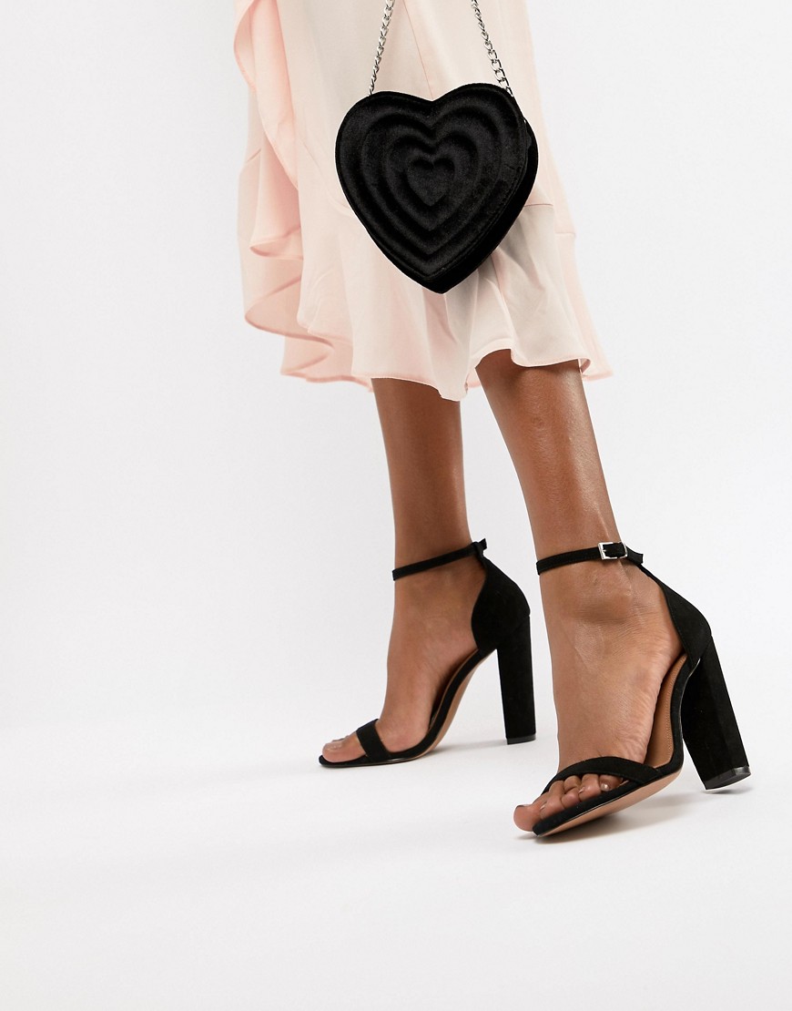 Asos Design Highball Suede Barely There 