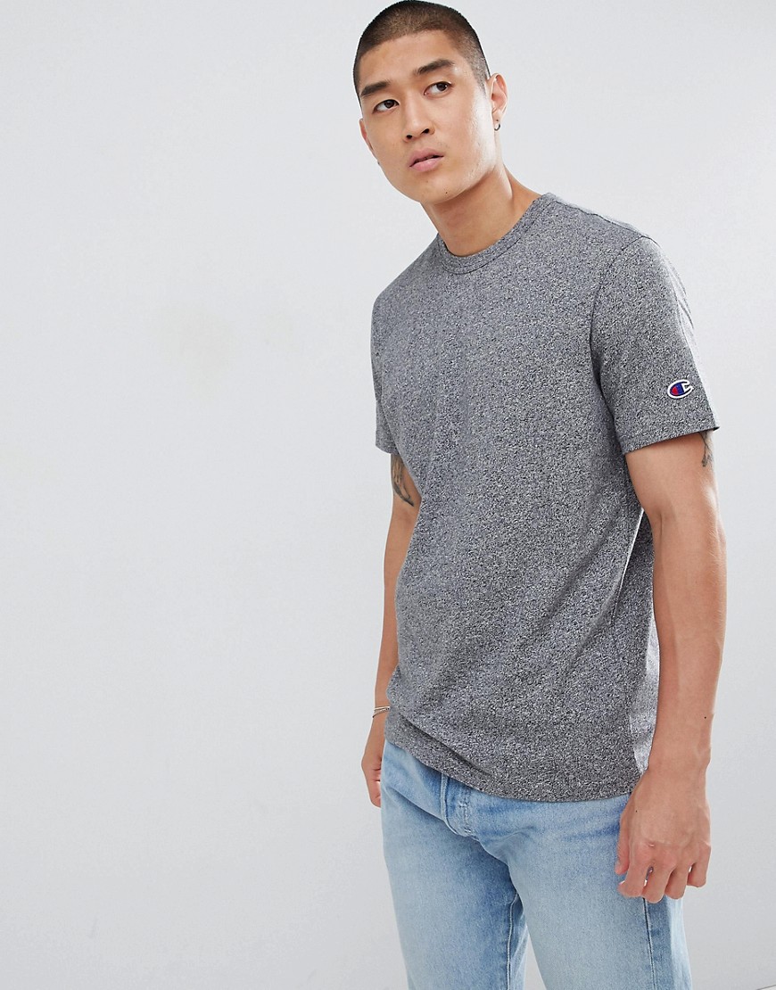 Champion reverse weave t-shirt with small logo in stone