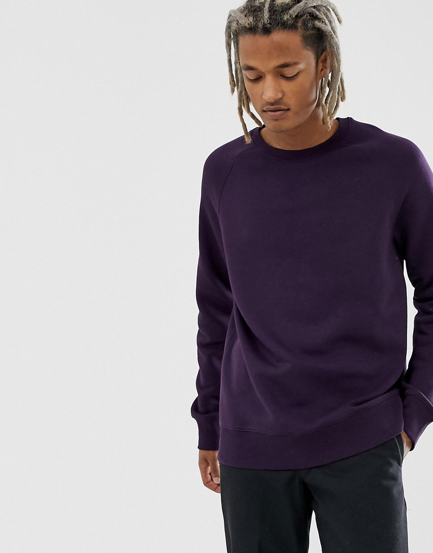 Weekday Paris sweatshirt in purple