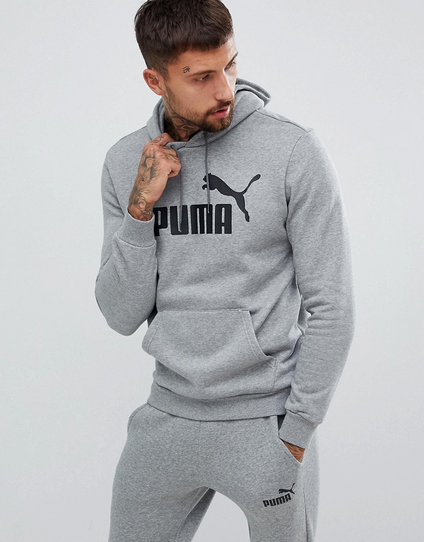 Puma Essentials Pullover Hoodie In Grey 85174303