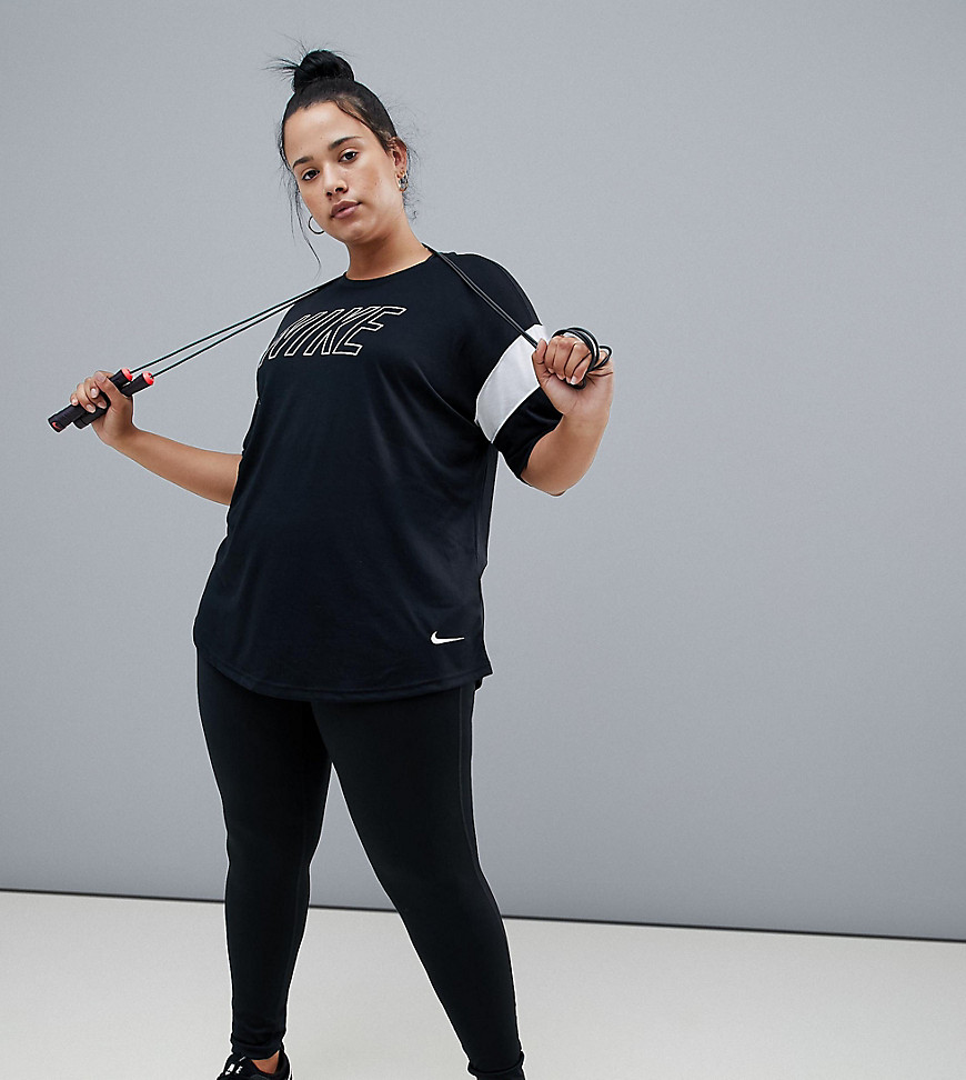 Nike Running Plus Dri-Fit Essential Leggings In Black
