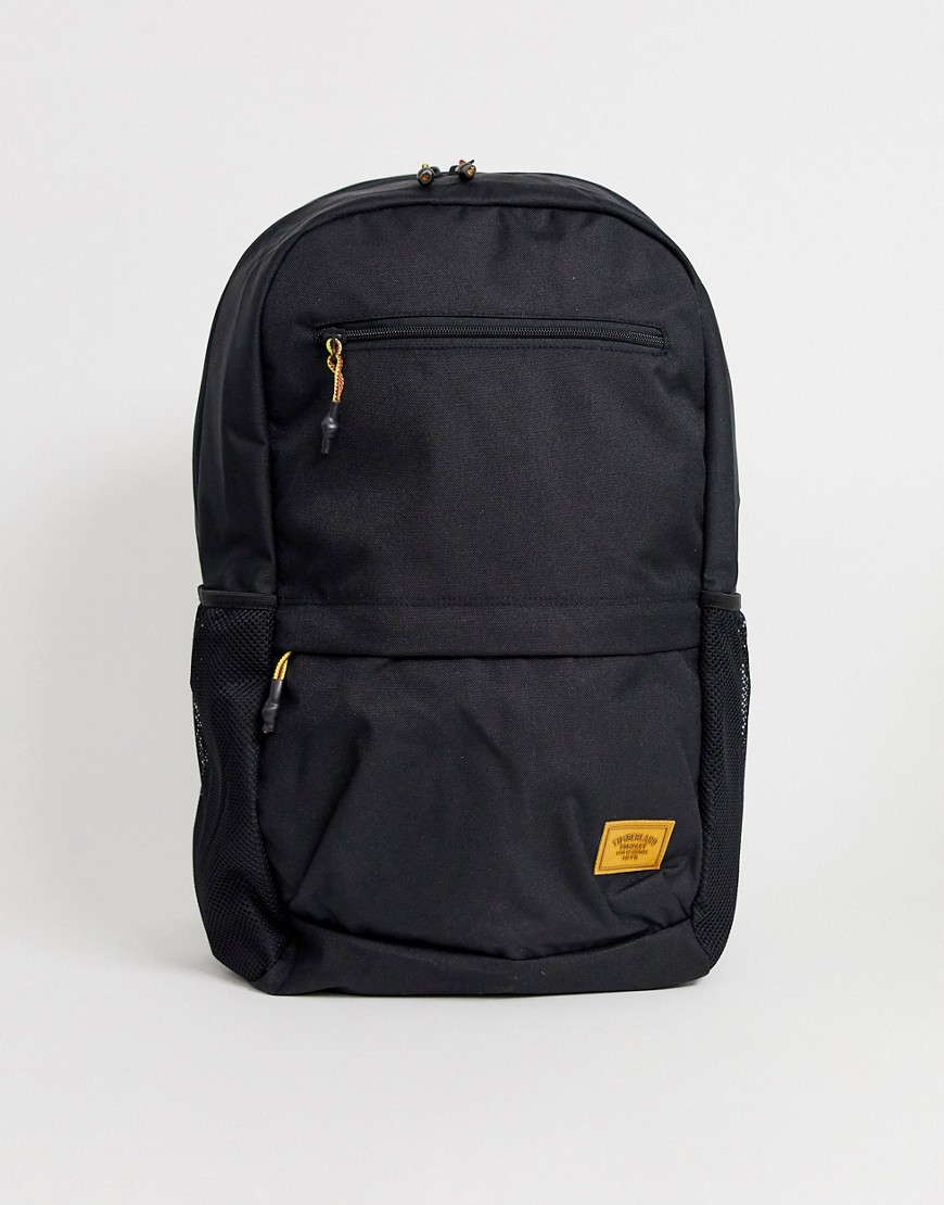 Timberland zip top backpack in black