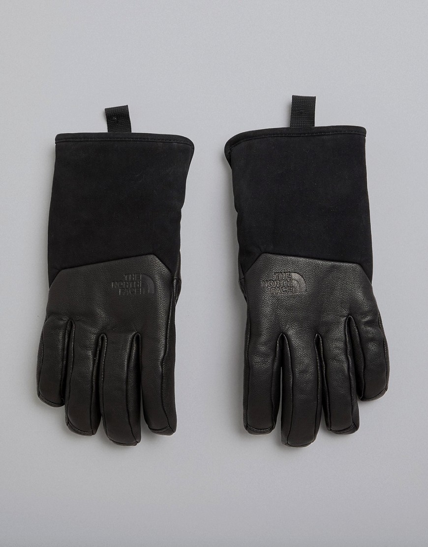 The North Face Leather Il Solo Gloves in Black