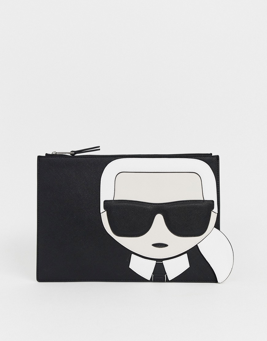 Karl Lagerfeld iconic pouch