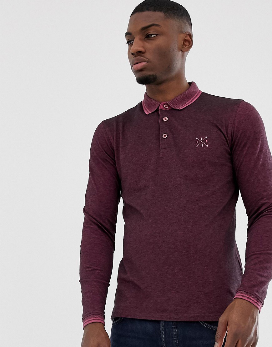 Only & Sons long sleeve polo
