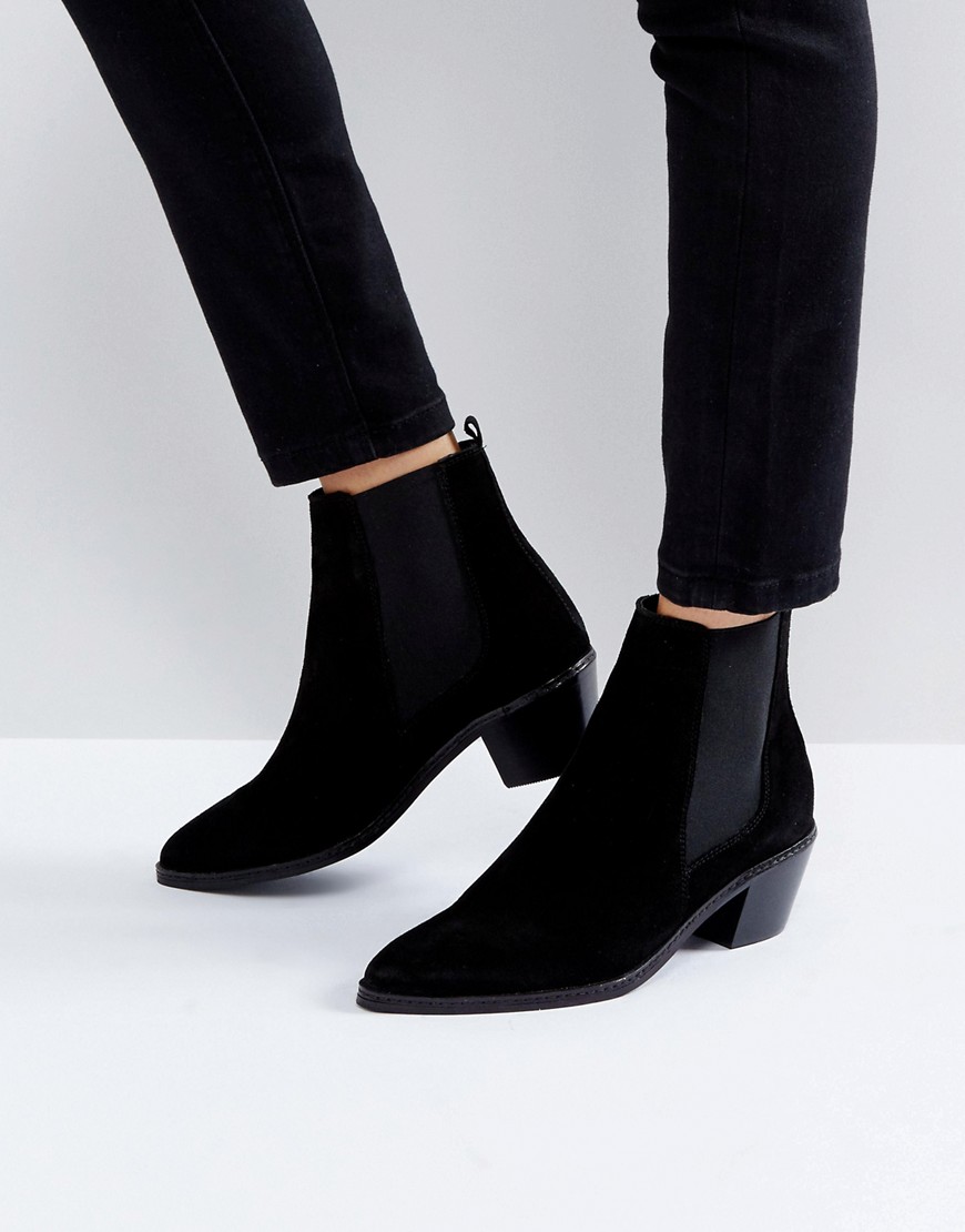 H by Hudson Suede Ankle Boots