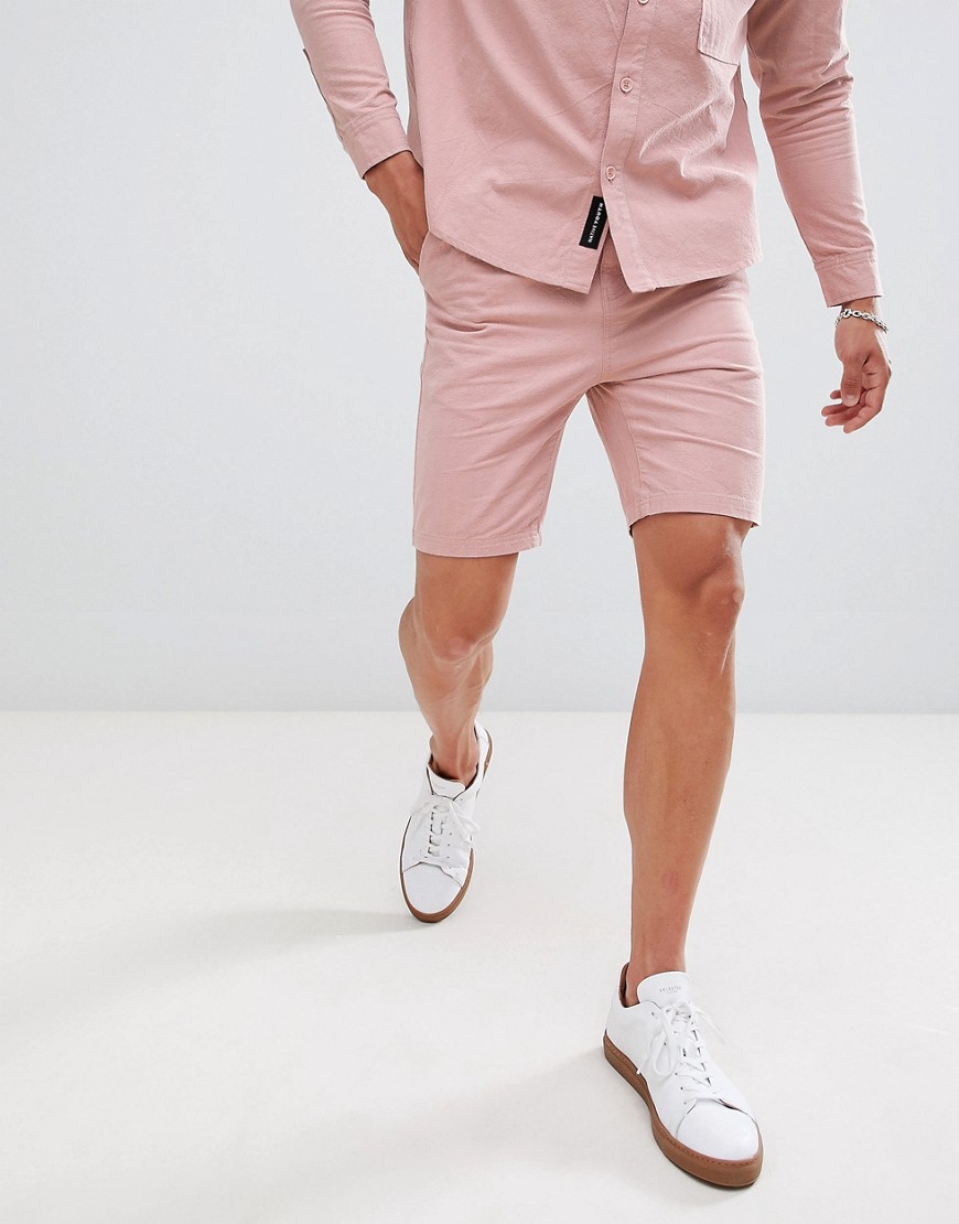 Native Youth co-ord pleated shorts