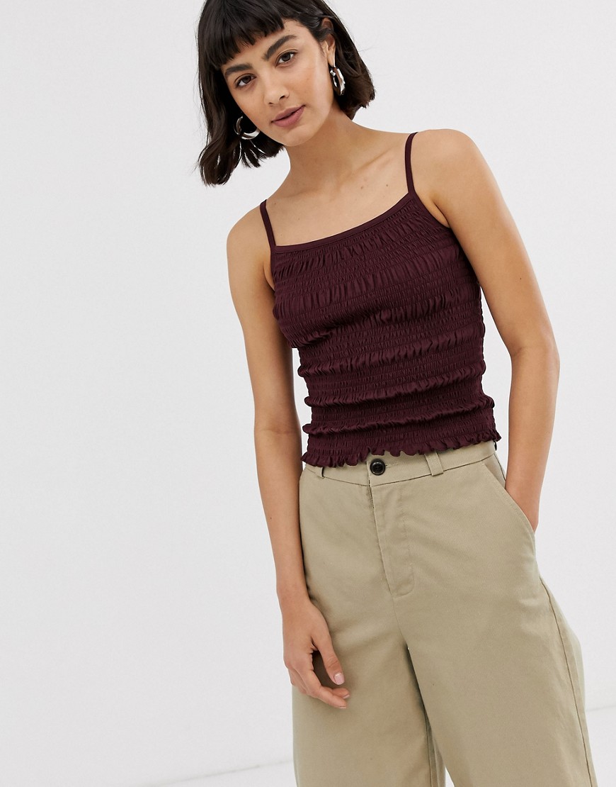Only smock crop cami