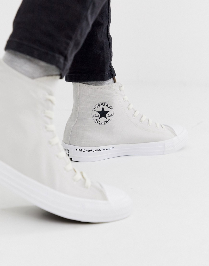 Converse Renew Chuck Taylor All Star trainers in parchment