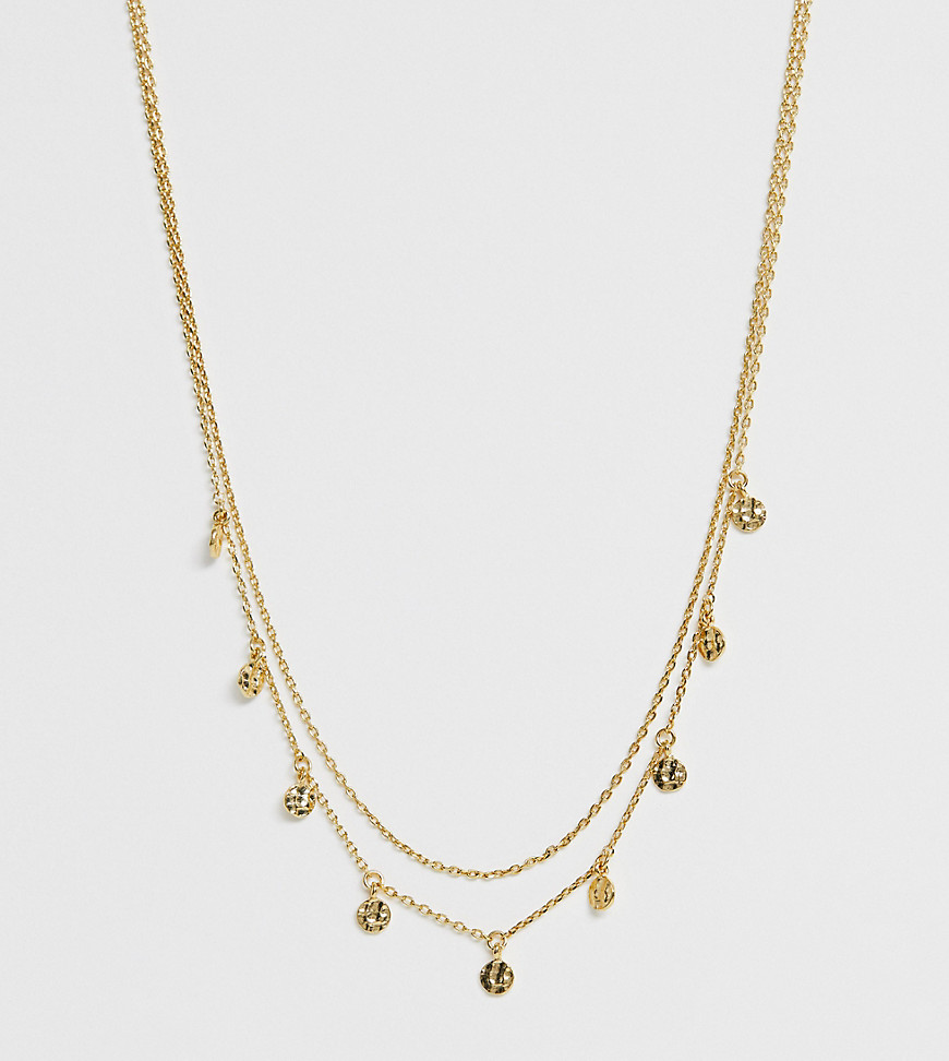 Astrid & Miyu Gold Plated Mystic Opal Charm Necklace
