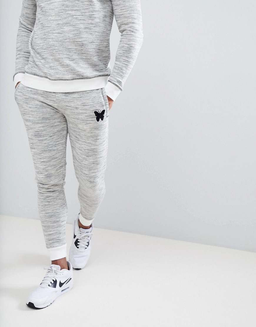 Good For Nothing Skinny Joggers In Space Dye - Grey
