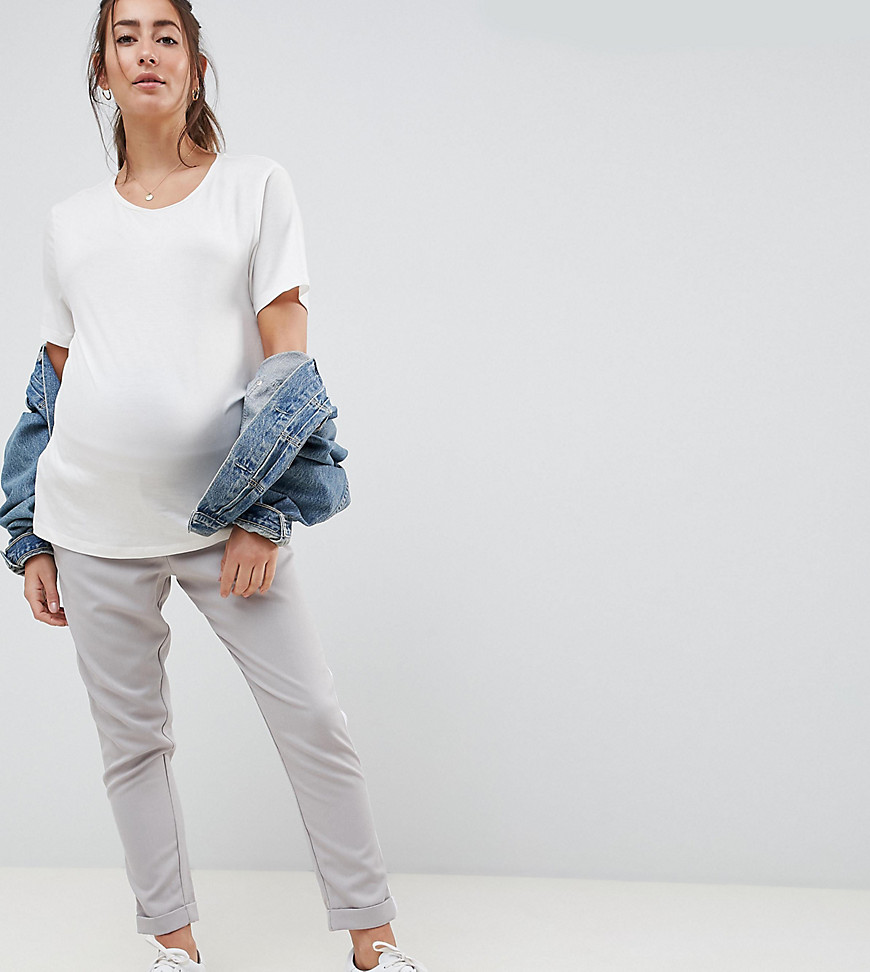 New Look Maternity over the bump trouser in grey