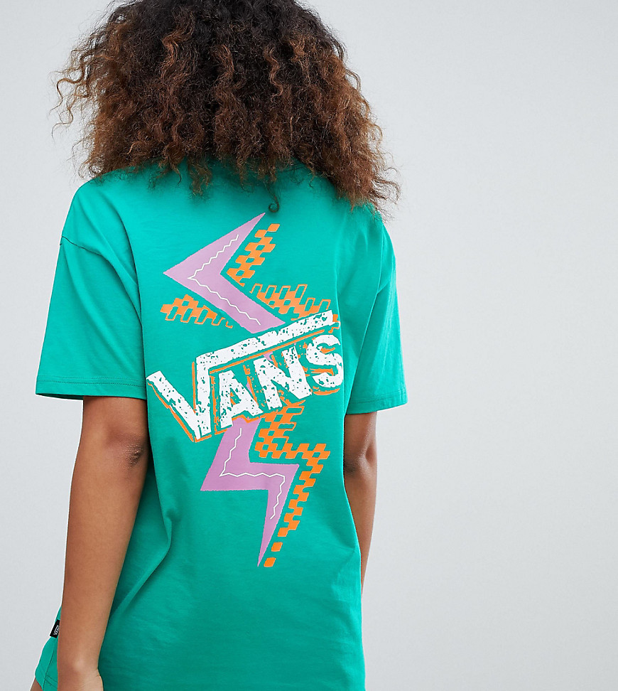Vans Exclusive Green Archive Shatter Back Print T-shirt - Green
