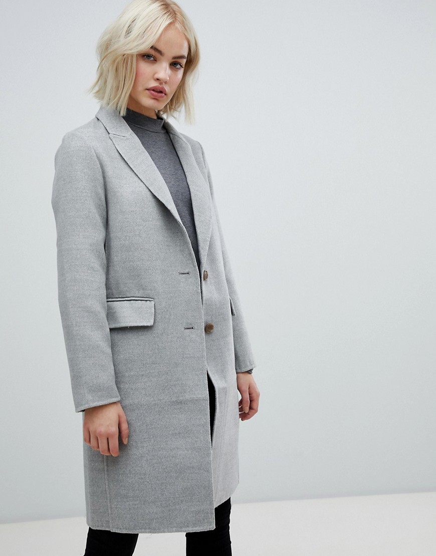 New Look Grey Tailored Coat