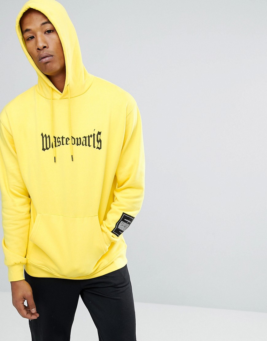 Wasted Paris London Hoodie In Yellow - Yellow