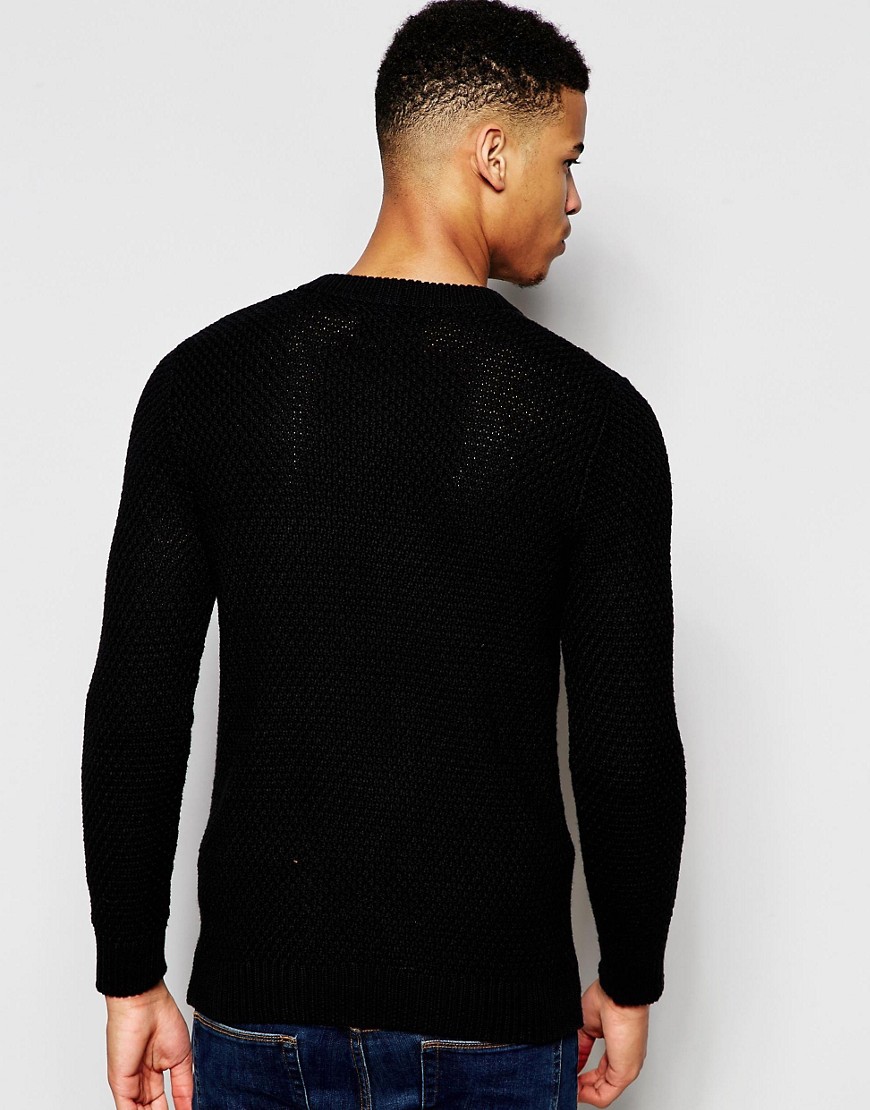 Pull&Bear | Pull&Bear Sweater With Pocket And Zip Detail at ASOS