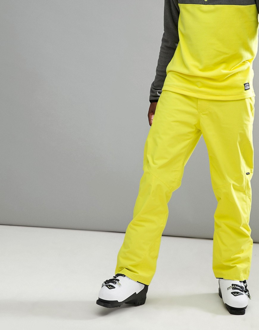 O'Neill Hammer Ski Pants in Neon Yellow - Poison yellow