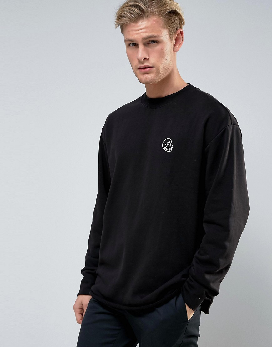 Cheap Monday Victory Now Sweater Tiny Skull