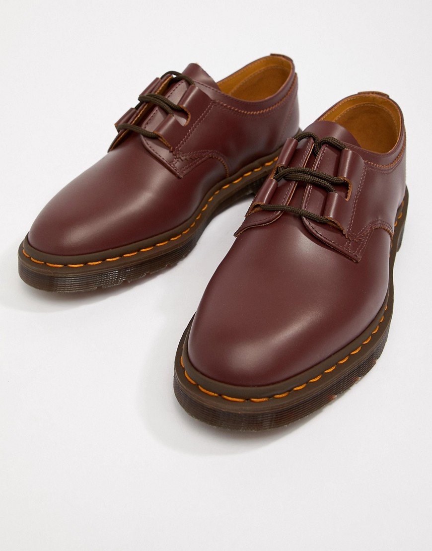 Dr Martens Henton Ghillie shoes in oxblood