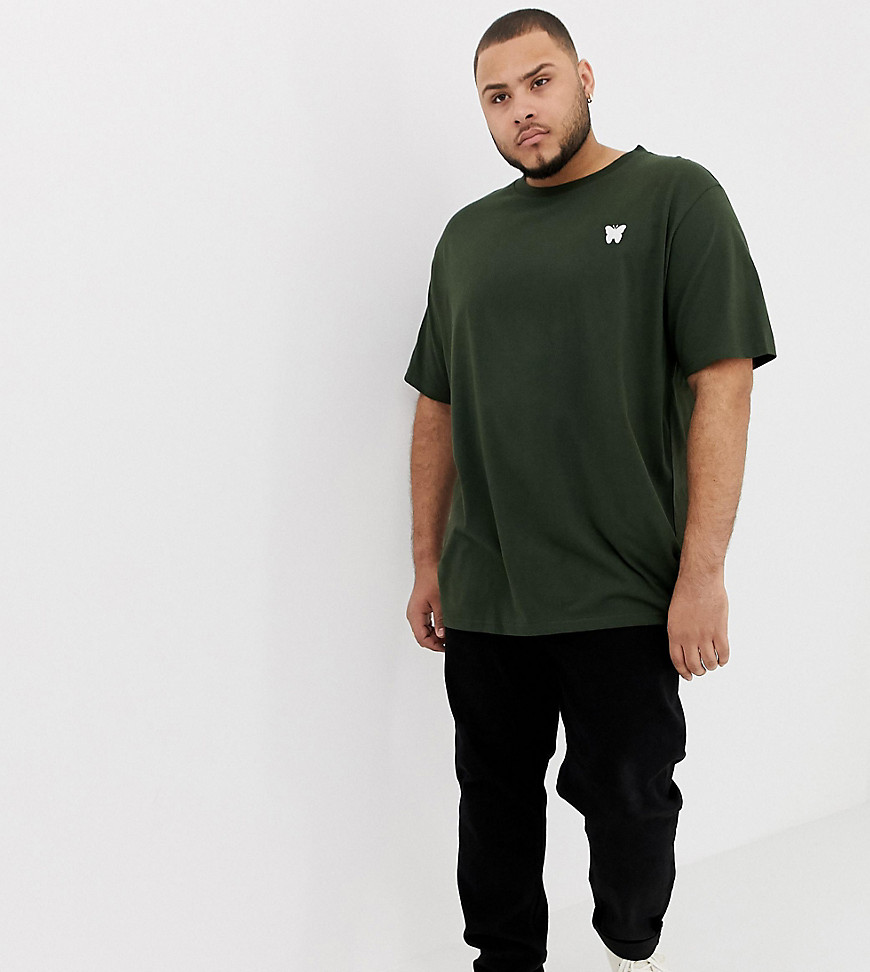 Good For Nothing t-shirt in khaki with chest logo exclusive to ASOS