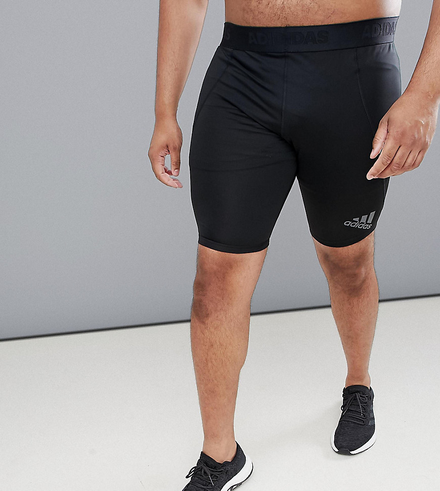 Adidas Plus Training Compression Shorts In Black CF7299
