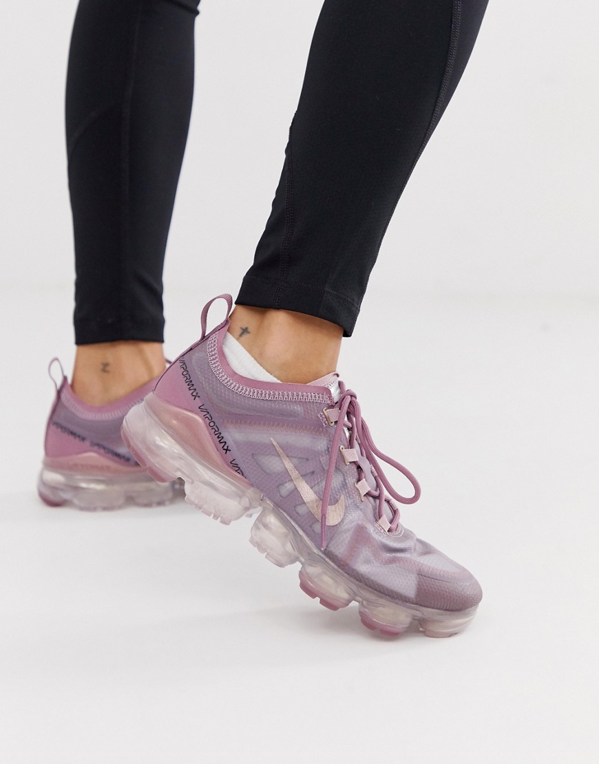 Nike Vapormax 19 Trainers In Lilac