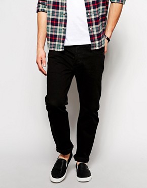 Edwin Jeans ED-55 Relaxed Tapered Fit Onyx Black Overdyed