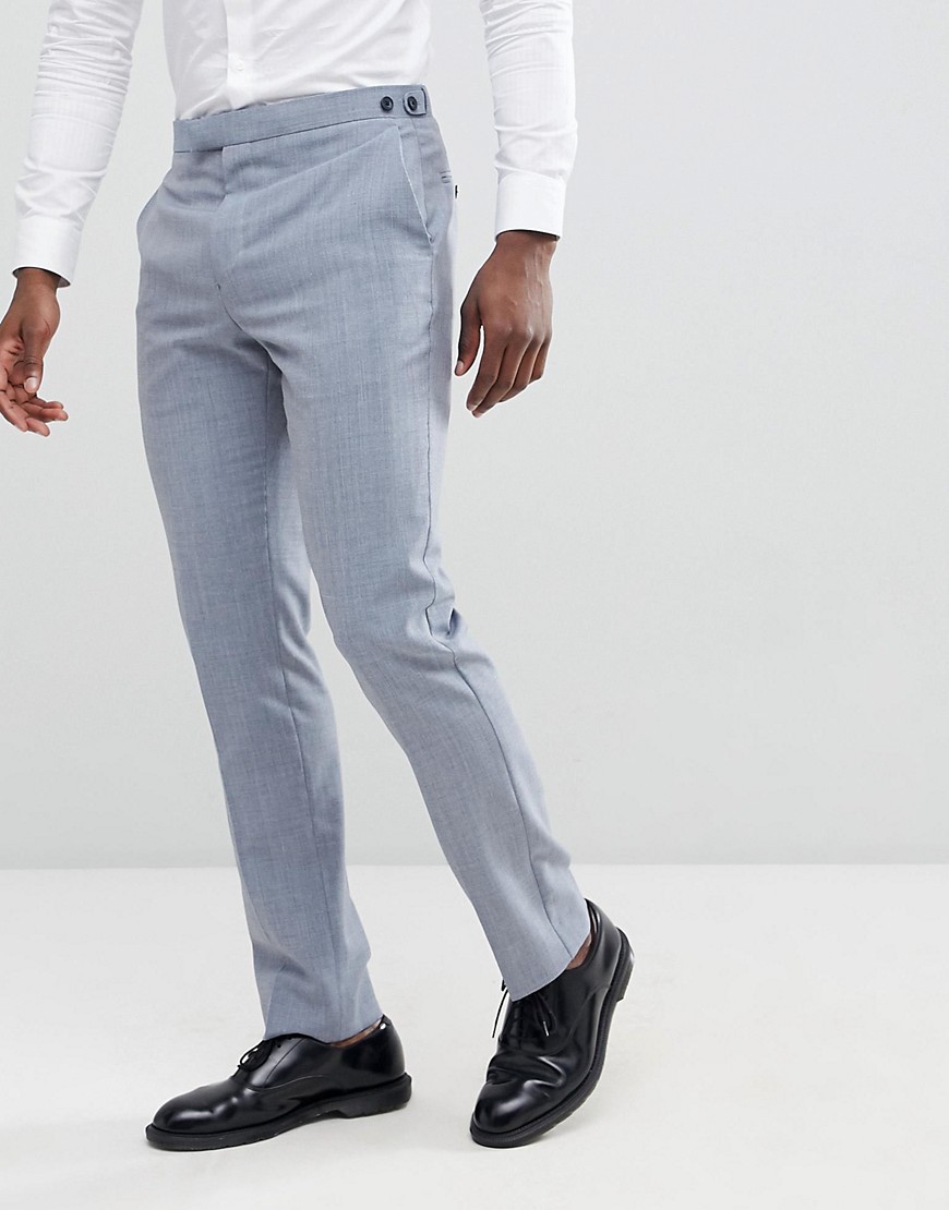 Reiss Slim Wedding Suit Trousers In Wool Mix