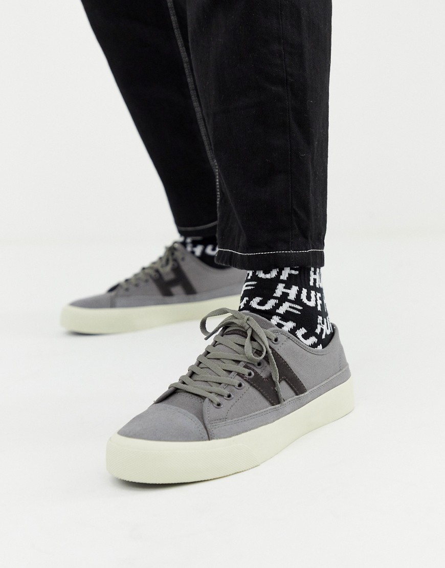 HUF Hupper 2 Lo Trainers In Grey