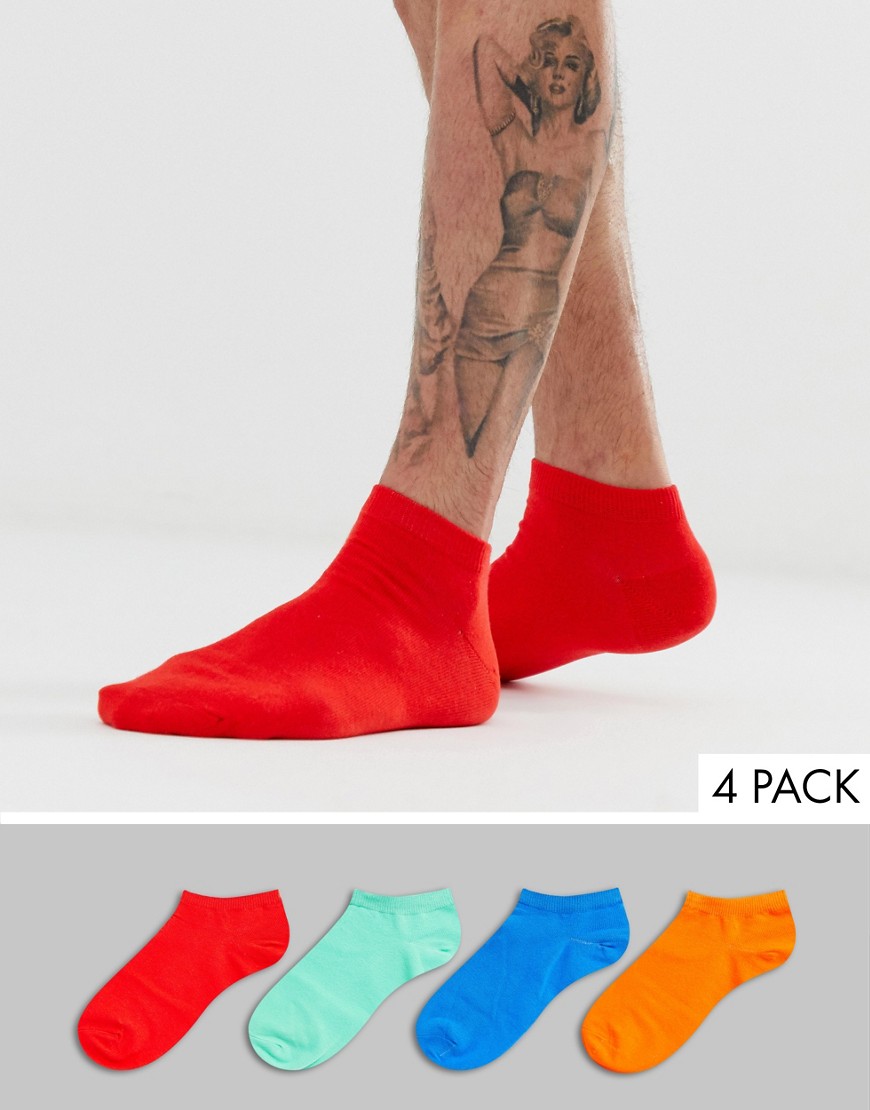 Jack & Jones trainer socks in multi colour