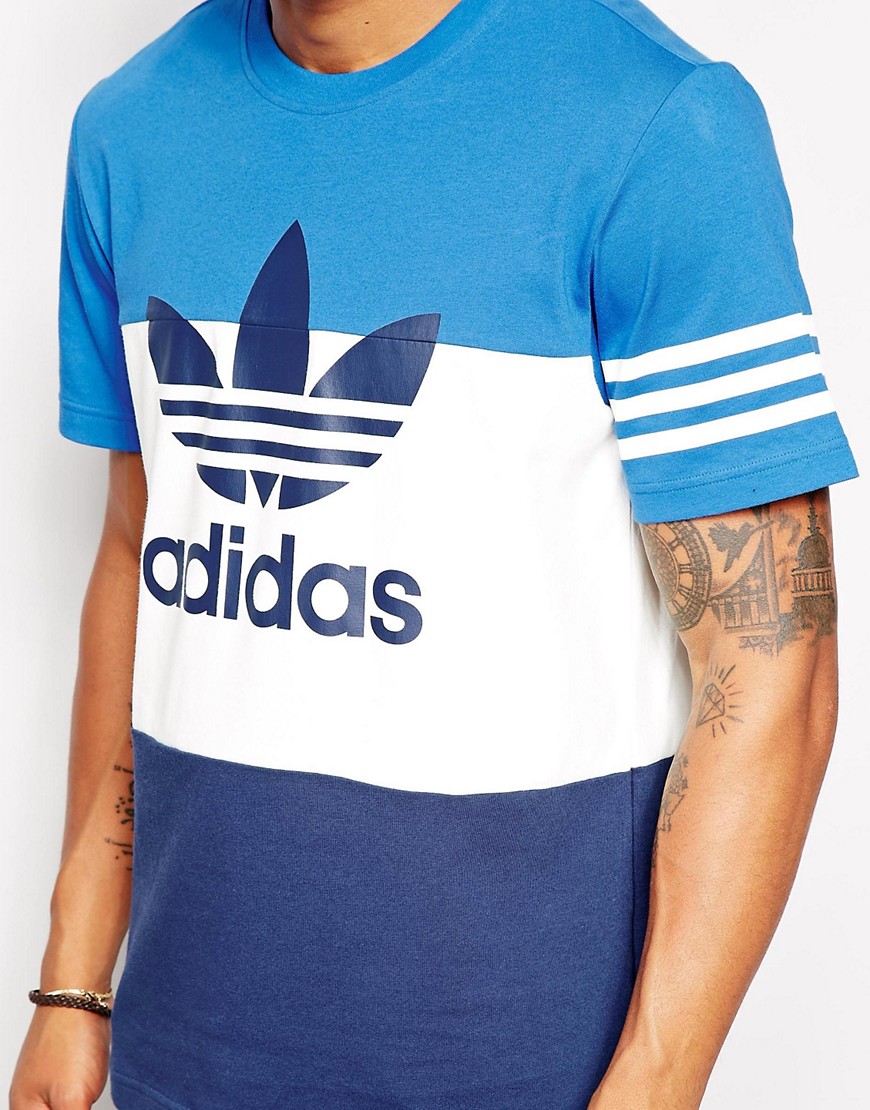adidas Originals | Adidas Originals Color Block T-Shirt at ASOS