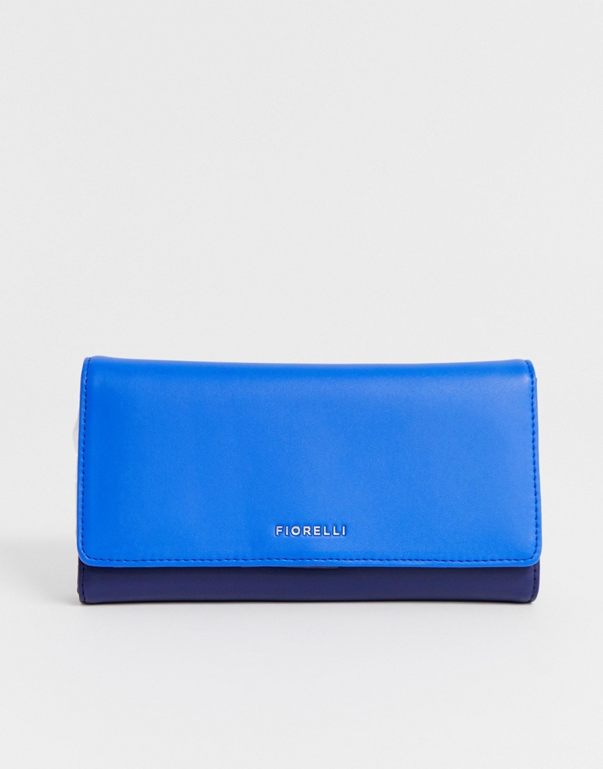 Fiorelli fold over purse in blue