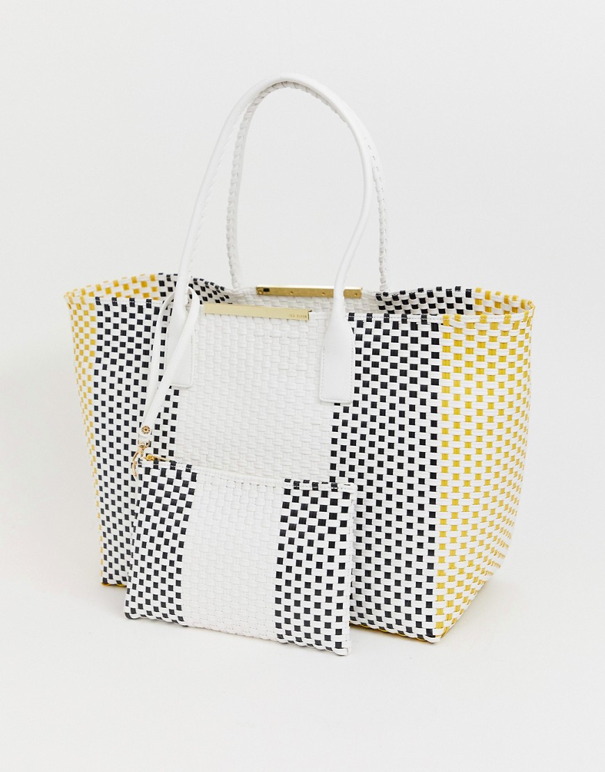Ted Baker Maxinee large woven tote