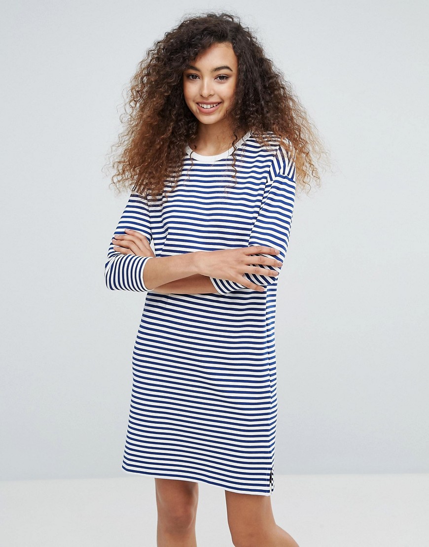 mbyM Stripe Knitted Dress - Horizontal stripe