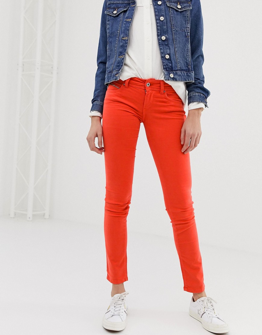 Pepe Jeans New Brooke red skinny jeans