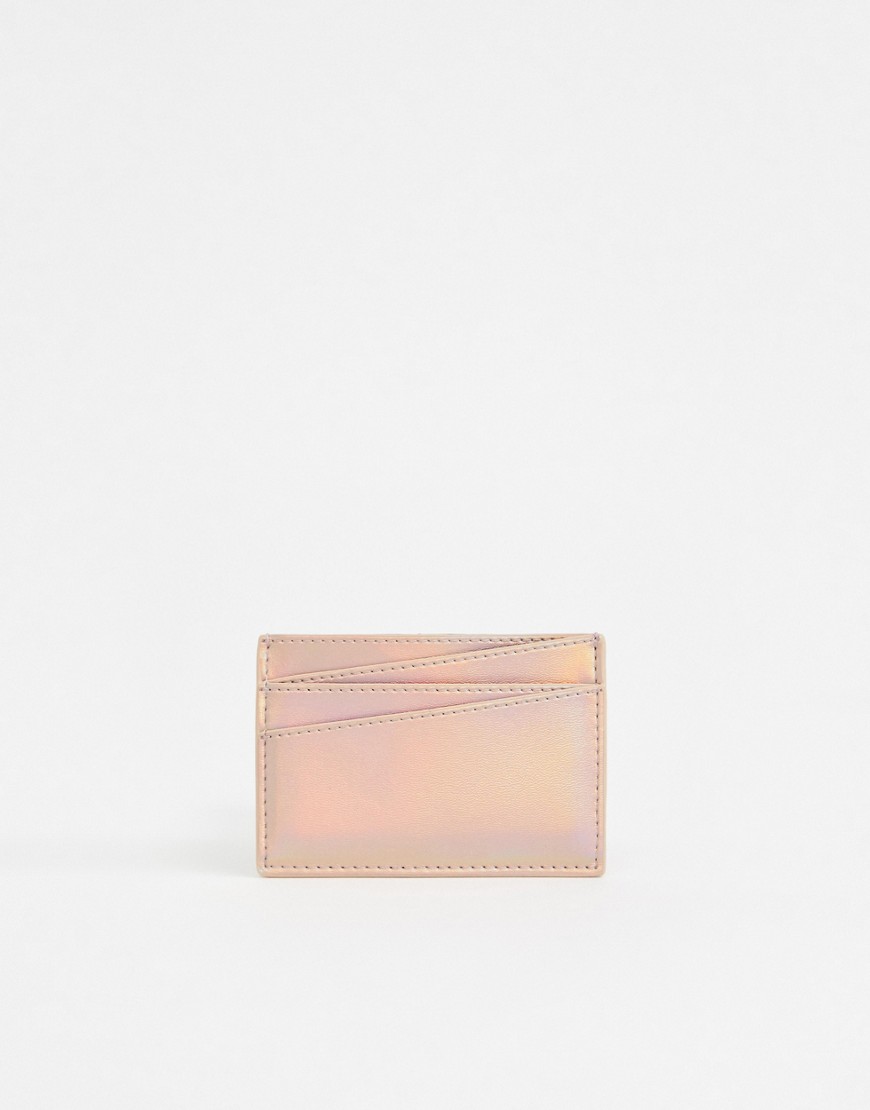 Monki card case in holographic - Clear
