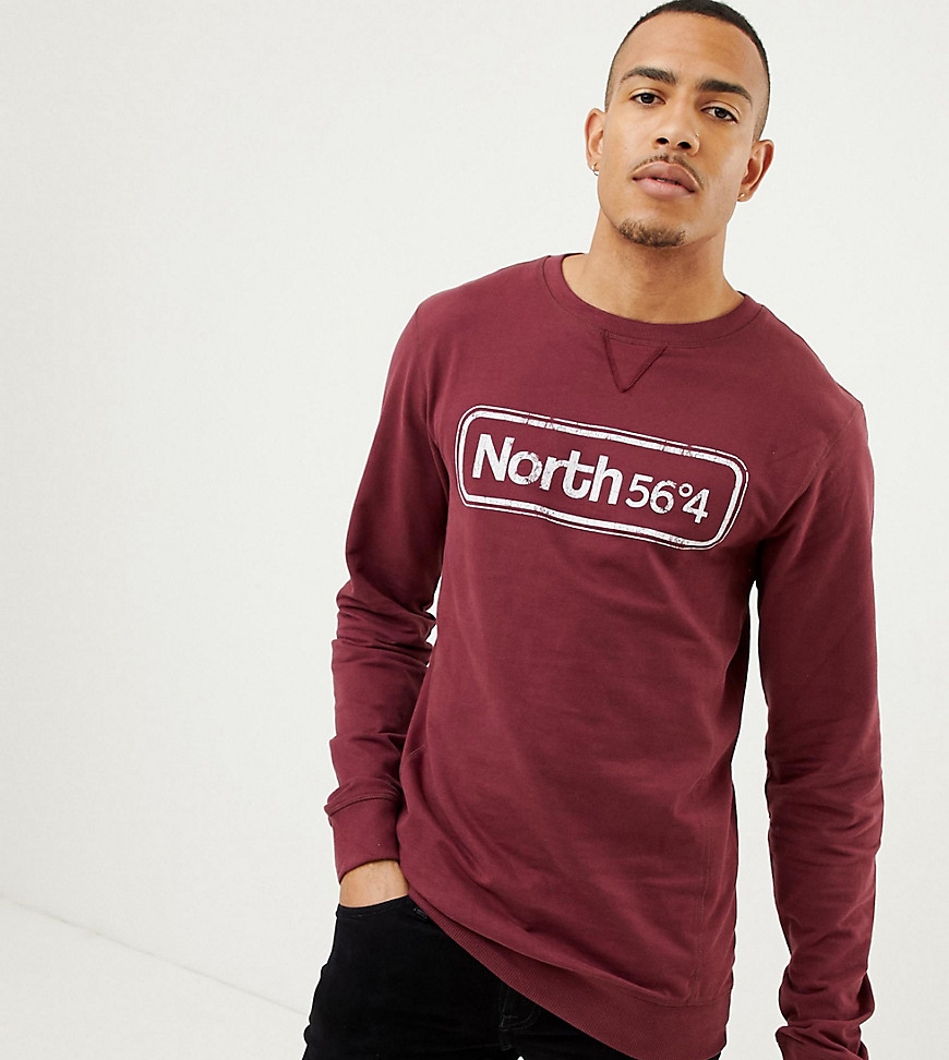 North 56.4 Tall crew neck sweat with logo