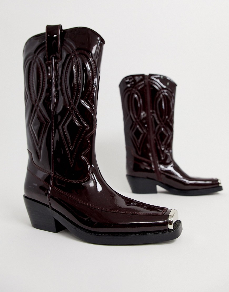 Jeffrey Campbell Eagles leather western boot