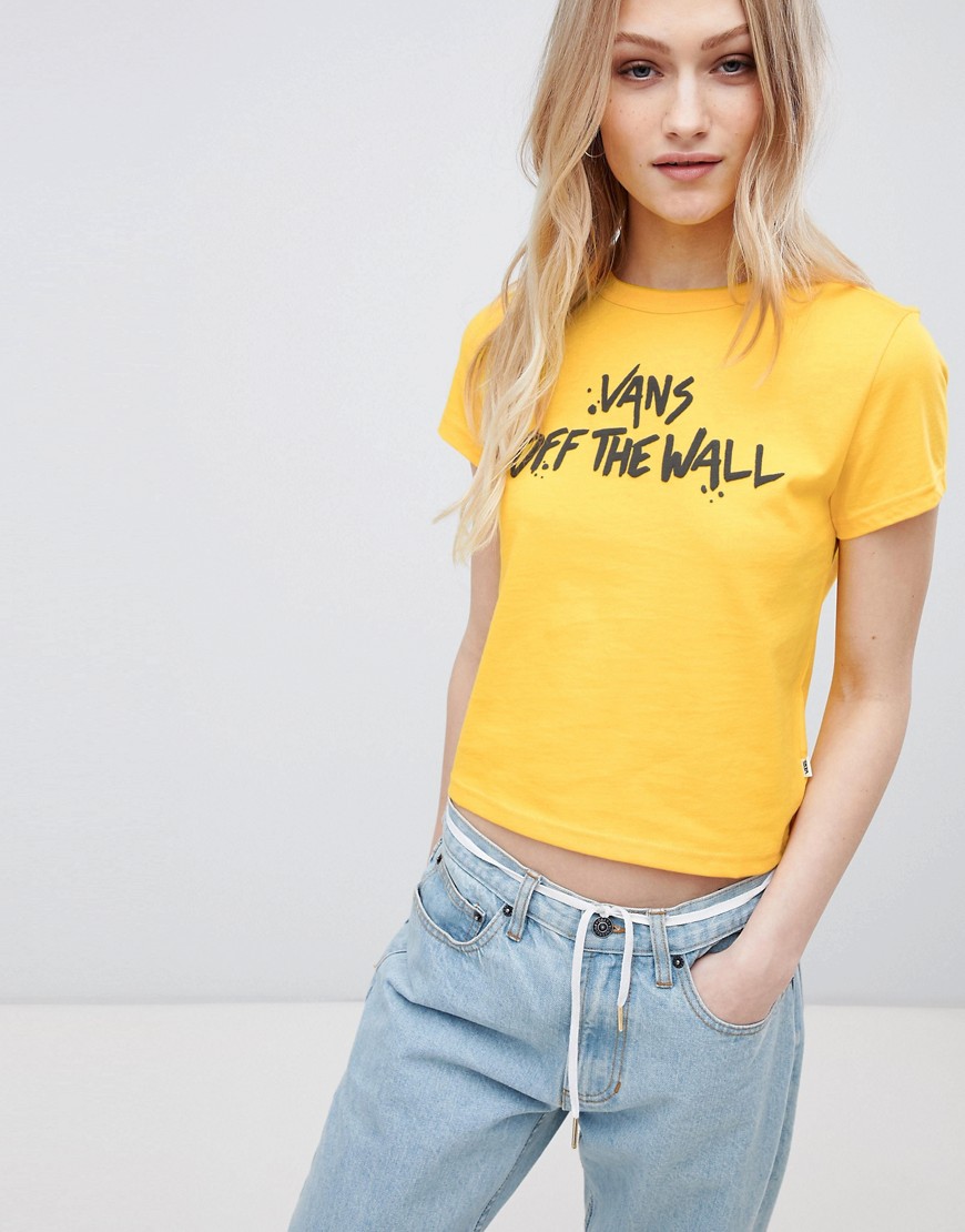 Vans Yellow Off The Wall T-Shirt