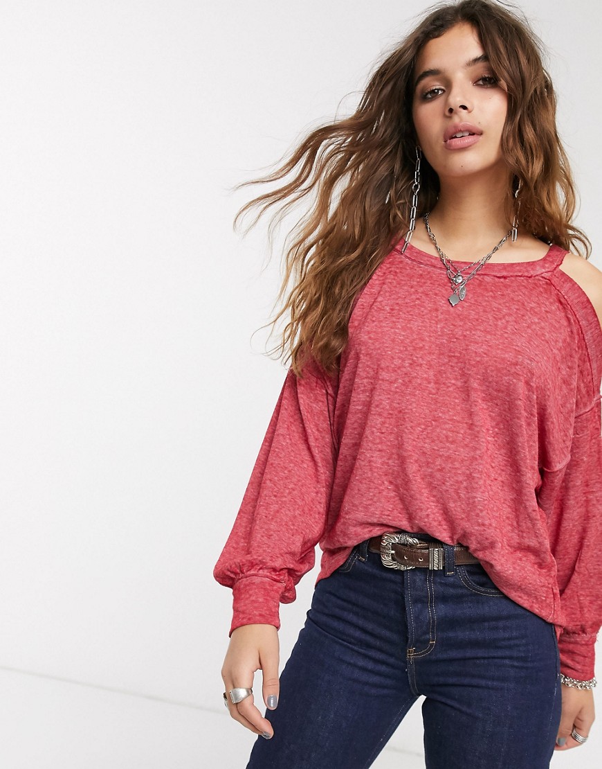 Free People Chill Out long sleeved relaxed t-shirt