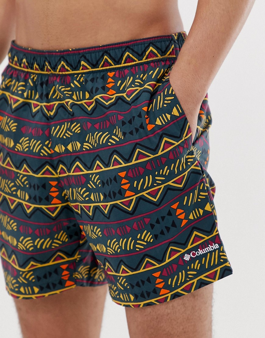 Columbia Printed swim shorts in shadow print