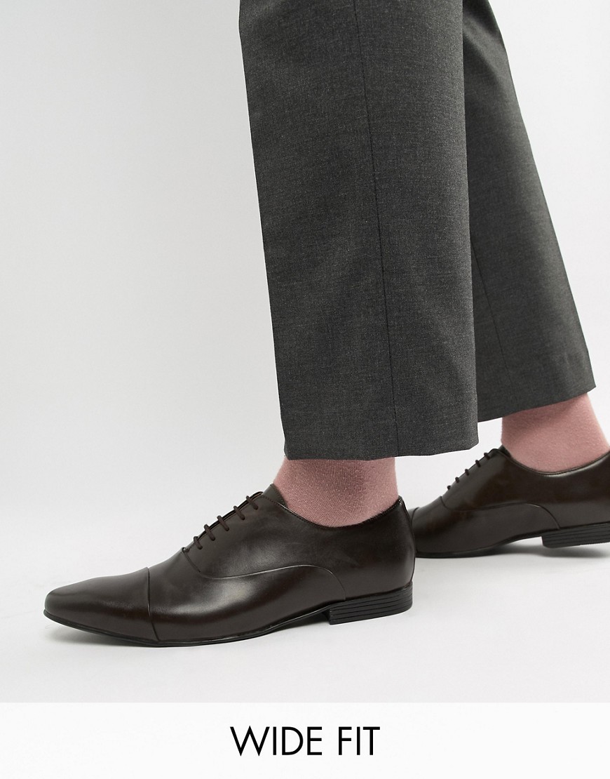 KG by Kurt Geiger wide fit oxford leather shoes