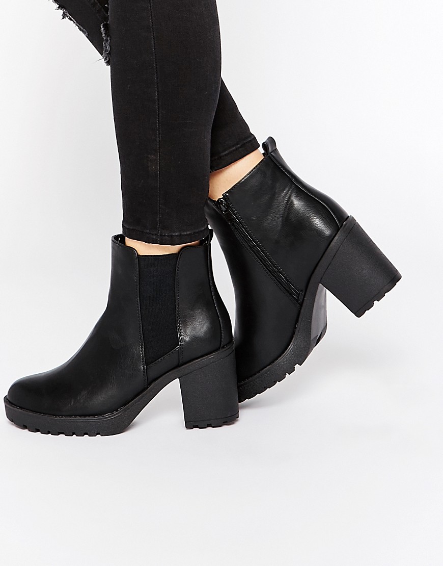 Oasis | Oasis Heeled Ankle Boots at ASOS